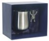  Pewter Children's Teddy Bear Handle Cup in Gift Box  