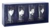 Set of 4 Pint Glasses 'Four Suits' in Pewter in luxuary gift box Set of 4 Pint Glasses 'Four Suits' in Pewter in luxuary gift box