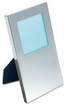 Chrome Plated Photo Frame with square area for photo. Mastergrave birthday gift 