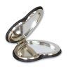 'Dress to Impress' Handbag Mirror with pink designs