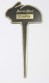 Rabbit memorial stake available in solid brass and cast aluminium. Rabbit memorial stake available in solid brass and cast aluminium.