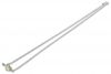 Silver Necklace with Heart & Arrow Pendant (MJ18)