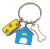 Metal Dog Charms Keyring (KEY19) Metal Dog Charms Keyring (KEY19)