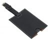 Black or Brown Leather Look Luggage Tag 