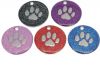 Best Selling Paw Glitter Pet Tags (PR-G, PP-G, PDB-G, PB-G, PPU-G) PK10 