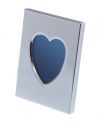 Small Chome Plated Picture Frame with Heart Window (FRAME14) Small Chome Plated Picture Frame with Heart Window (FRAME14)
