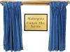  Presentation Curtain Hire royal blue colour