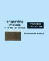 Engravers Brass availale in 1mm, 1.5mm, 2mm & 3mm