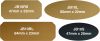 Jewellers Brass Plates (JB10/RS/S/L)