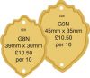 Bright Gilt Annual Record Shield (G8N & G9N) Bright Gilt Annual Record Shield (G8N & G9N)