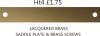 Lacquered Brass Horse Tack Plates & Tags (HT1 HT2 HT3 HT4 HT5) Lacquered Brass Horse Tack Plates & Tags (HT1 HT2 HT3 HT4 HT5)