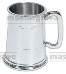 Half Pint Pewter Tankard (TANK4) Mastergrave engravable gifts