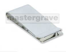 	 Large Silver Plated Money Clip (MC3)