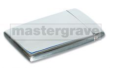 Polished Flip Top Business Card Holder 
