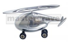 Chrome Helicopter - Paperweight / Paperclip Holder (ET5) chrome executive 