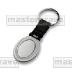 Metaza gift Shiny oval keyring, flat face and easy to engrave on Roland Metaza