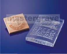 EGX400 sample of engraving on various substrates