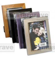Curve Design Aluminium Photo Frame 7 x 5 www.mastergrave.co.uk for engravers