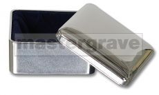 Silver Plated Square Trinket Box 