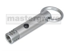 Small silver LED Torch engravable gifts easy to engrave.