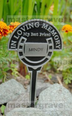 Cast Aluminium Horse Memorial Stake 