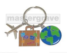  Travel Charms Keyring  