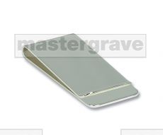 Silver Plated Money Clip (MC7) 