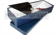 GG33-C Fine Silver Plated Presentation Trowel in lined case 