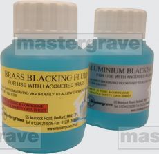 Brass blacking fluid, suitable for all coated brass. 