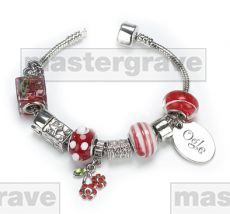 *NEW* 'CHERRY' Red Hot, Striking Modern Day Design Bracelet by Ogle  