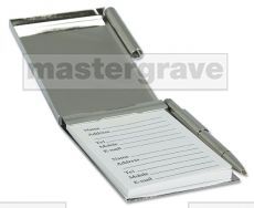 Nickel Plated Address Book and Pen (GG2) 