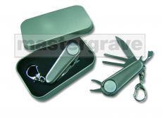 Golf Pocket Knife / Keyring in Presentation Tin (TL7)  