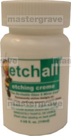 Etchall - Chemical Glass Etcher (Etchall 118ml cream)