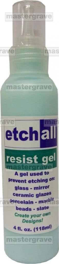 Etchall - 3 - Chemical Glass Etcher (118ml Resist Gel)
