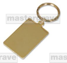 KP61 Metaza Gifts Gold plated oblong key tags, suitable for the Metaza