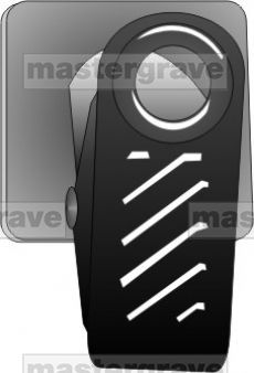 Self Adhesive Swivel Badge Clip (EA036)