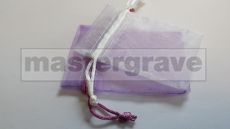 0-BAG WHITE/LILAC ORGANZA PACK OF 10